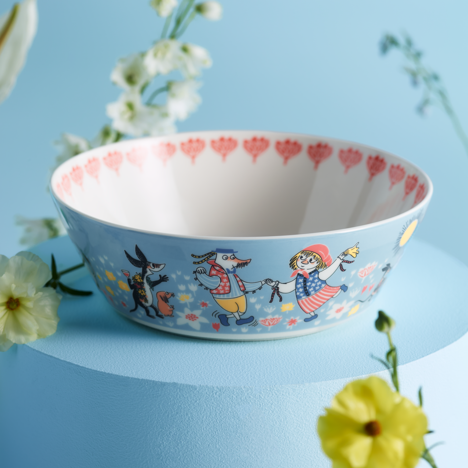 Mumin serveringsskål 23cm Sommardans