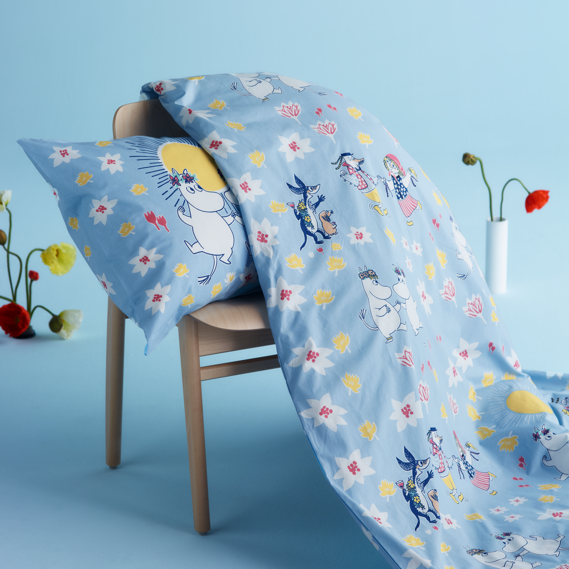 Mumin bäddset 150x210 Sommardans