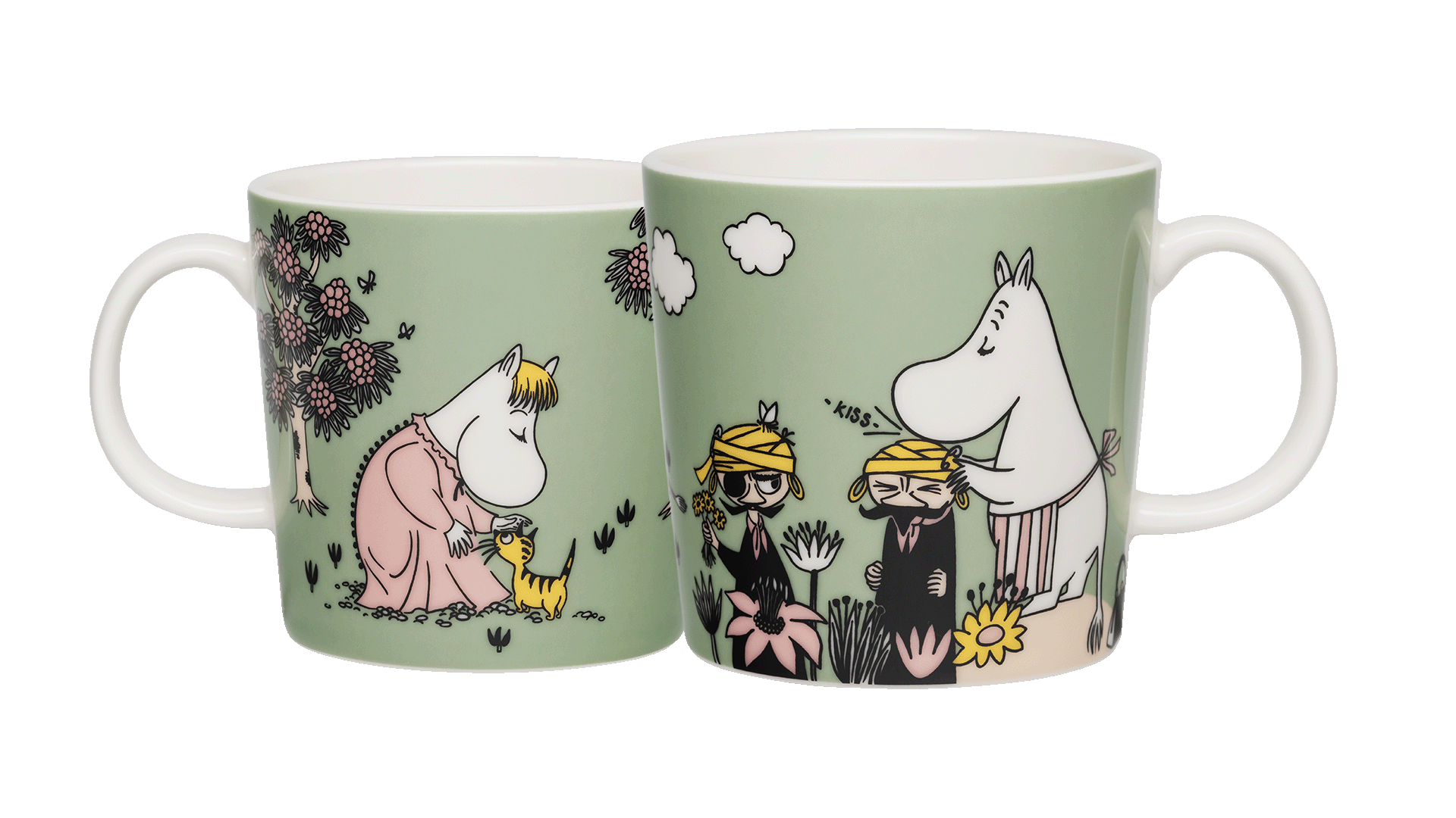 The A & B side of the Loving care mug.