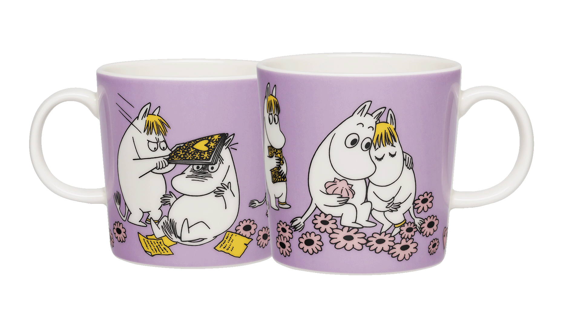 The A & B side of the Sweethearts mug.